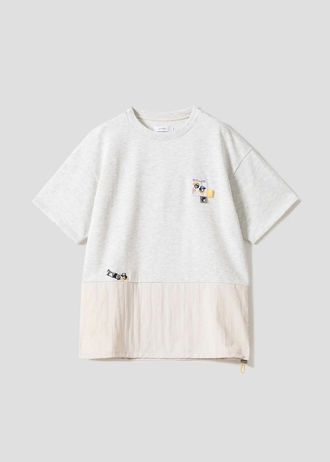 日本預訂 graniph GH Rolling Pandas Painting | Oversized T-shirt
