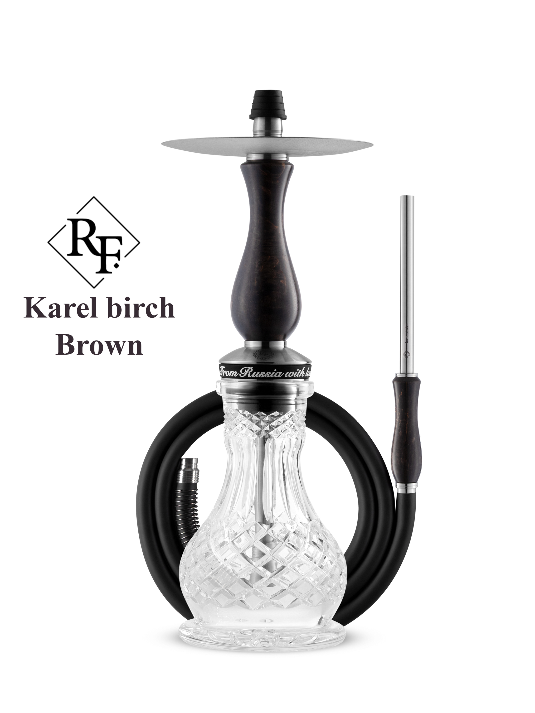RF hookah - mini-karel-birch - brown