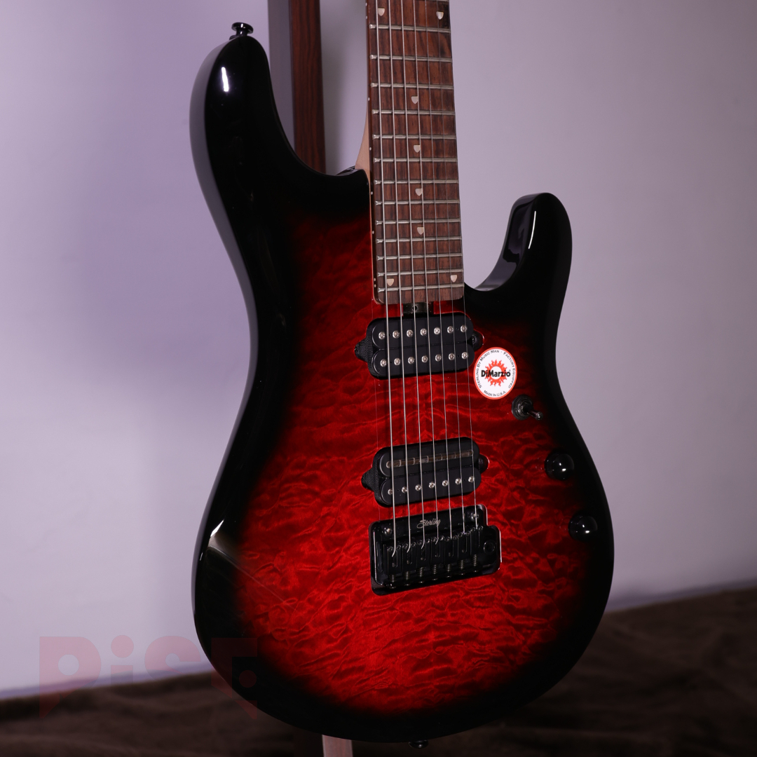 特價出清Sterling by Music man JP170D 簽名款7弦電吉他含原廠袋