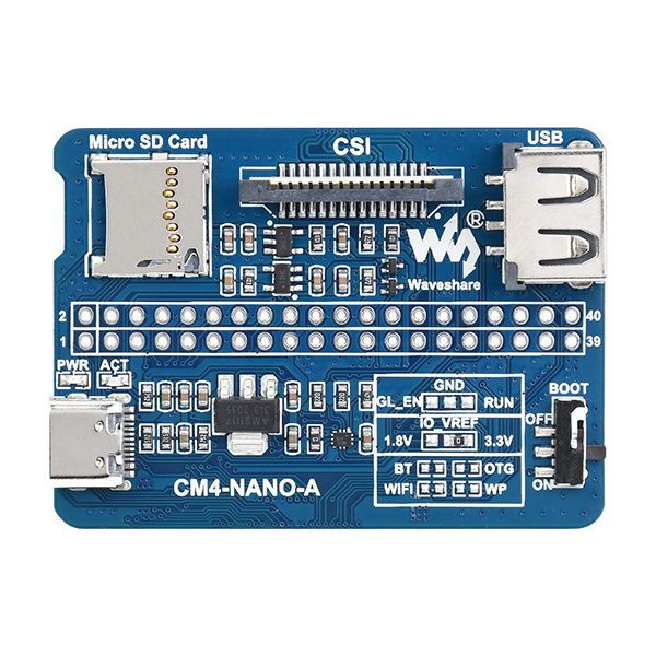 樹莓派 CM4 Nano 超迷你擴充板,A型