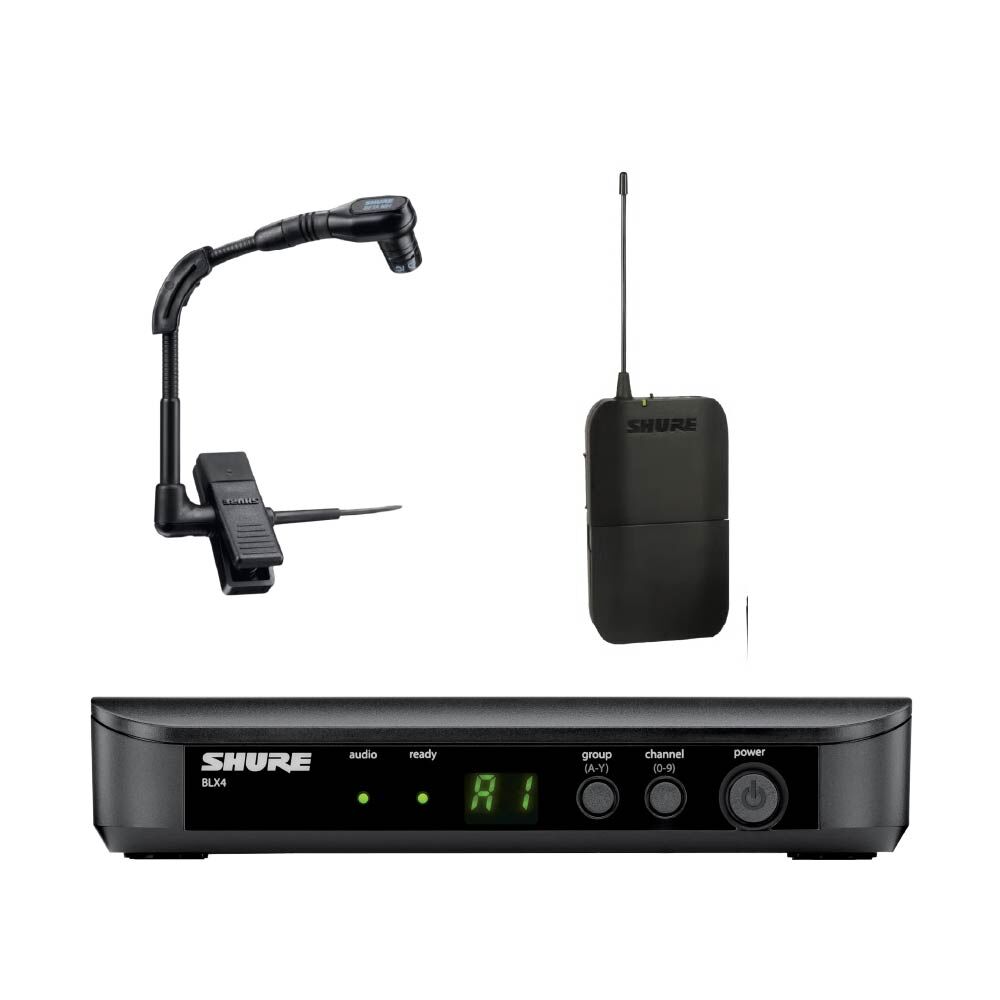 Shure SHURE / BLX14A＆B98-Q25 夾式無線薩克斯風收音麥克風組 — 三峽銅管 / 管樂