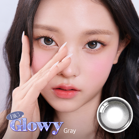[23/02 - 06/03] OLENS Big Glowy GRAY 1Month Soft Contact Lens [2P x 2PACKS]