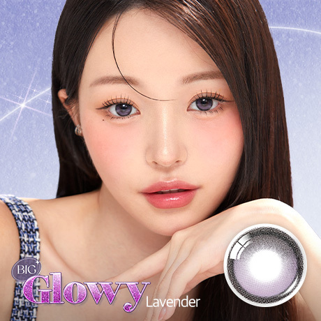 [23/02 - 06/03] OLENS Big Glowy LAVENDER 1Month Soft Contact Lens [2P x 2PACKS]
