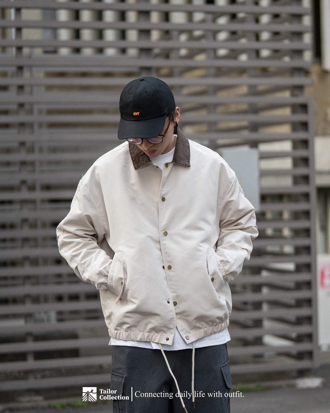 #預購 Tailor collection 撞色翻領夾克外套 兩色