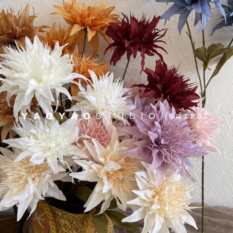 仿真絹布海葵花