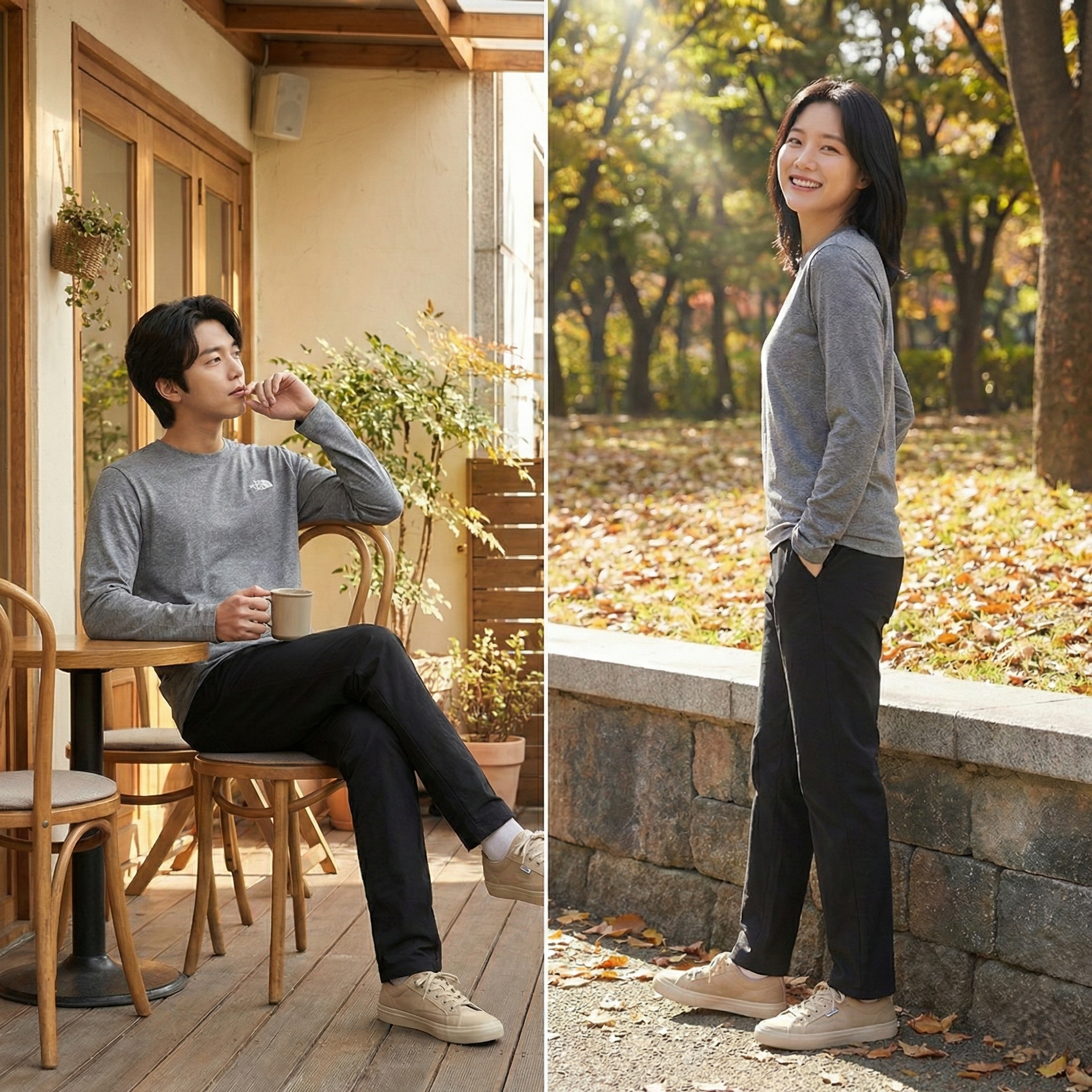 【預購】The North FaceMen H022314   Men's Never Stop Exploring 經典標語長袖 T 恤