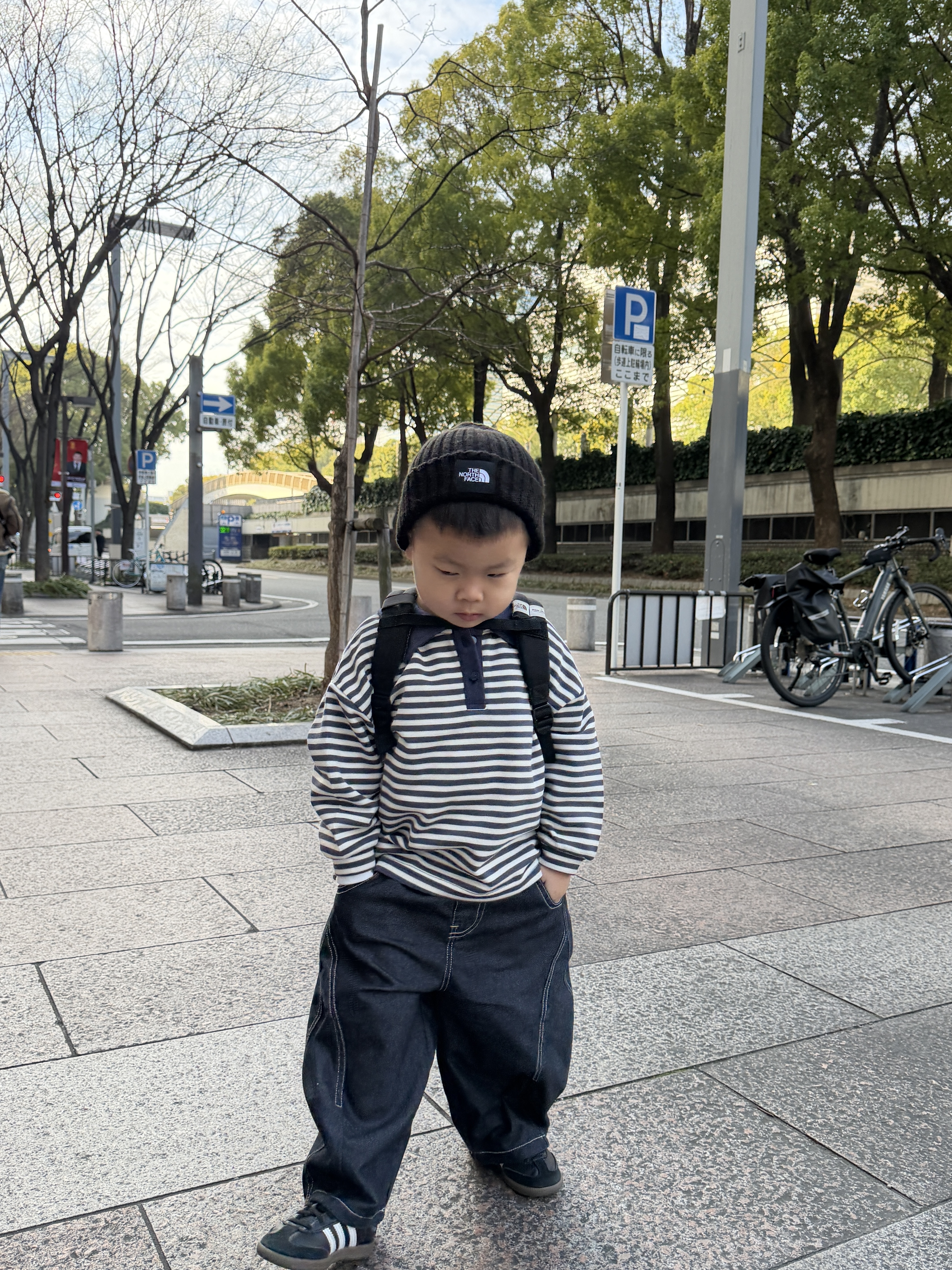 A04123翻領條紋上衣