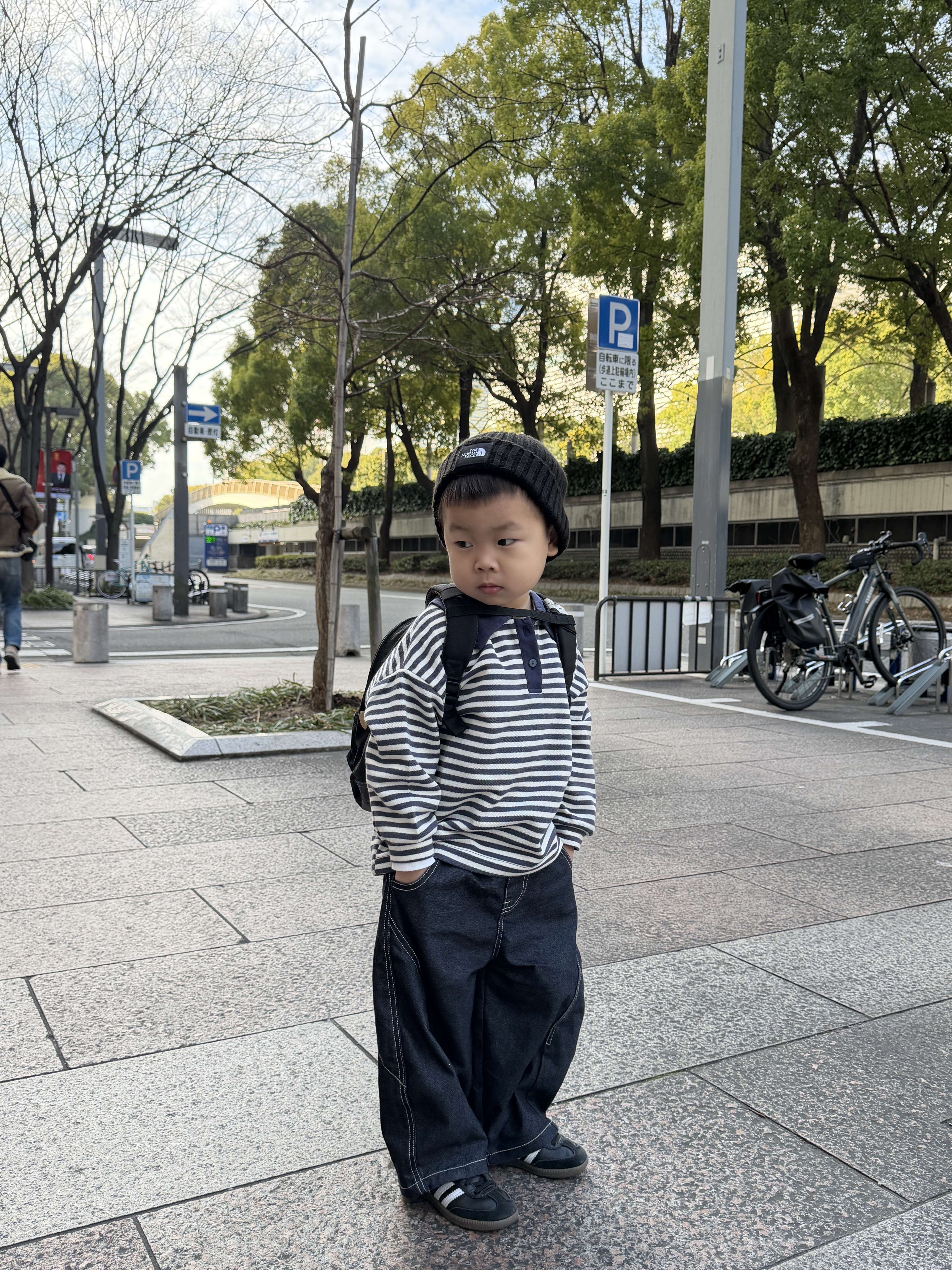 A04123翻領條紋上衣