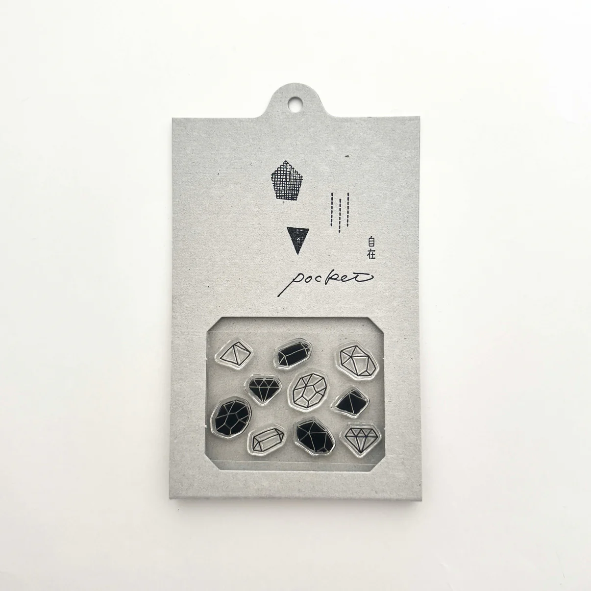 水縞 自在水晶印章 Pocket｜礦石｜水縞 JAPAN
