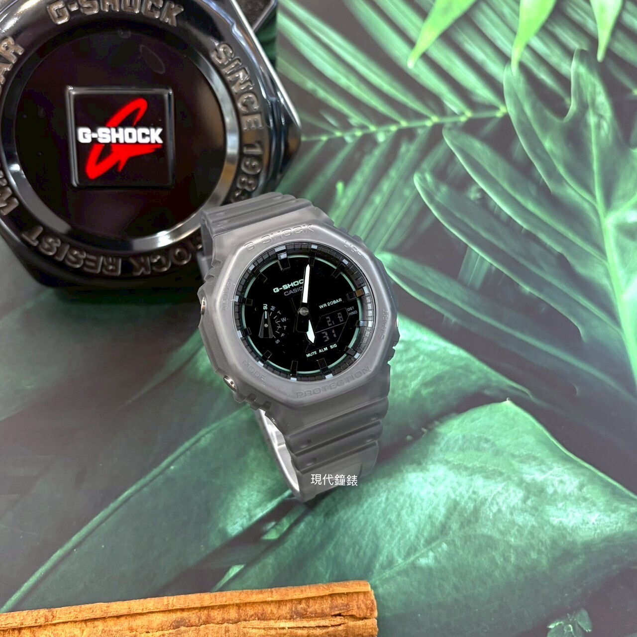 【G-SHOCK】新2100冷風霧面色GA-2100K-1A 45.4mm 現代鐘錶