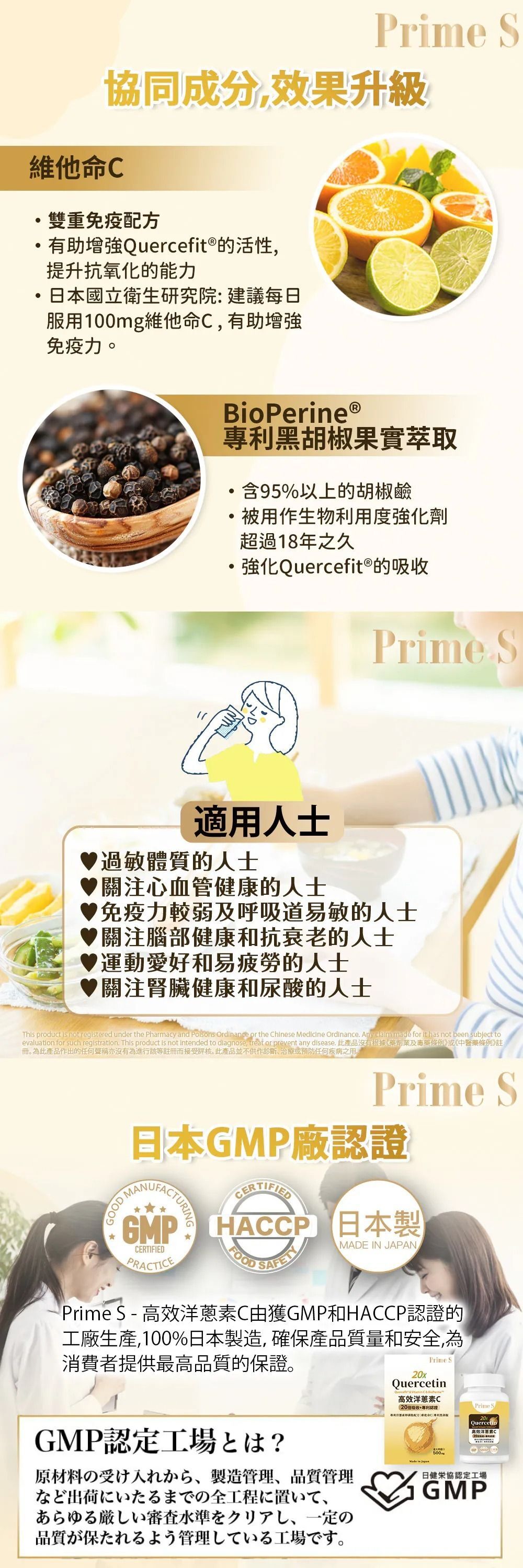 Prime S - 20X高效洋蔥素C (90粒)