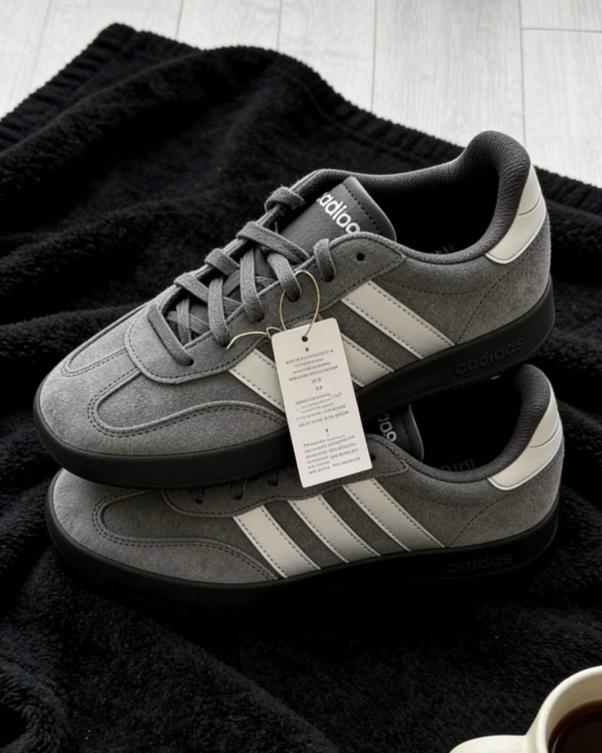 Adidas Barreda 復古深灰 麂皮 低筒休閒鞋 德訓鞋 男女鞋