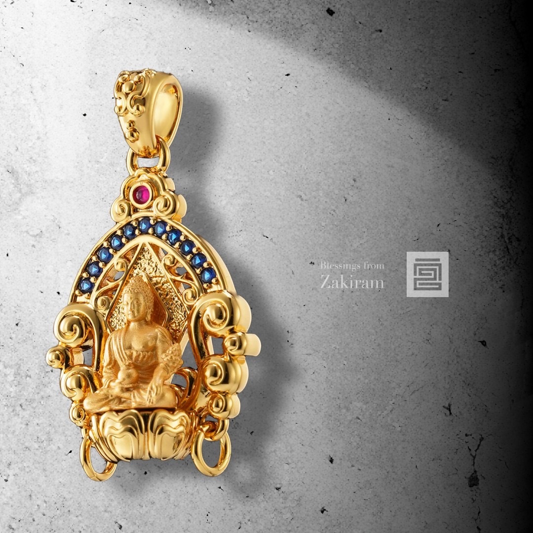 靈赫宮 藥師佛 金尊蓮花吊墜