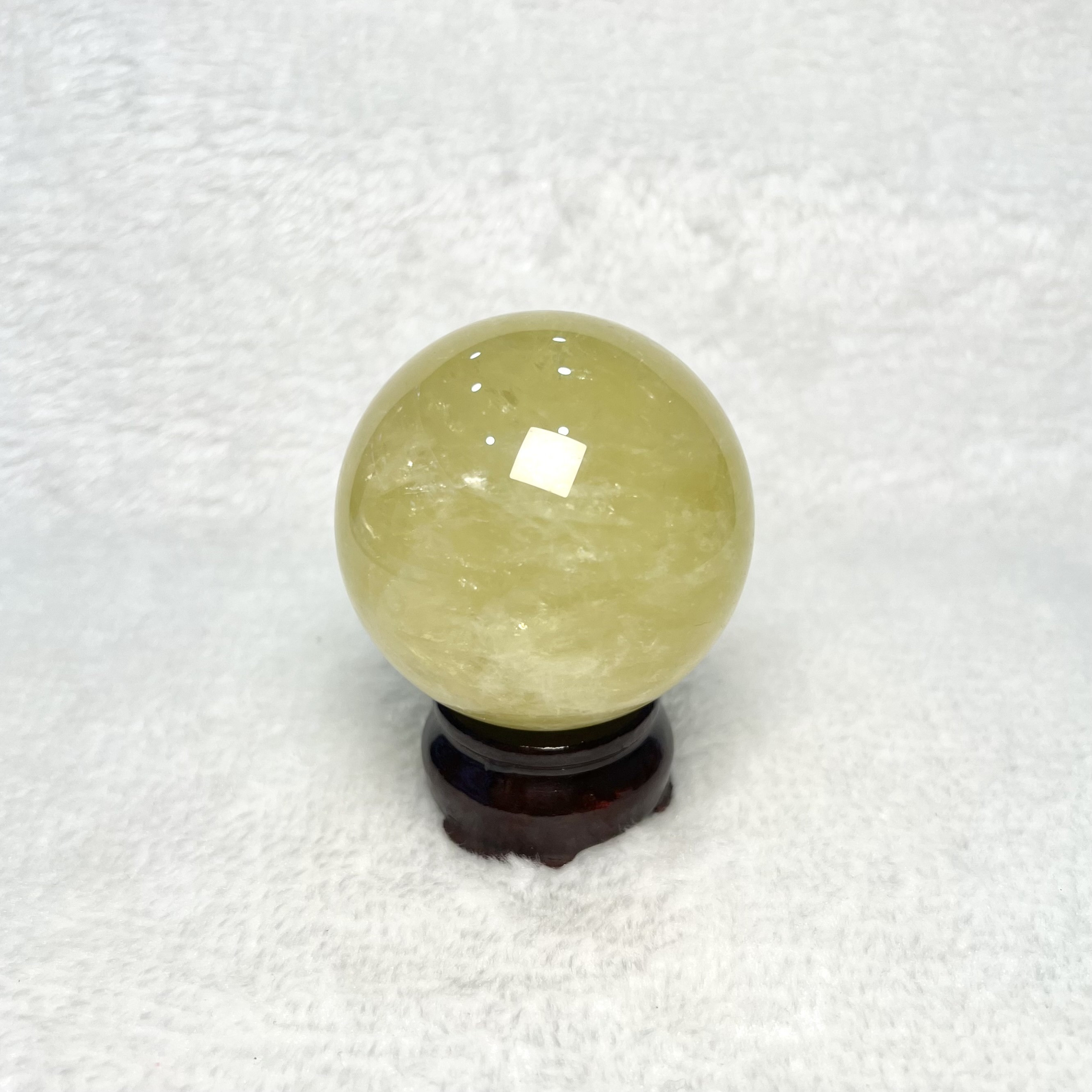 黃水晶球 6.1cm #A715