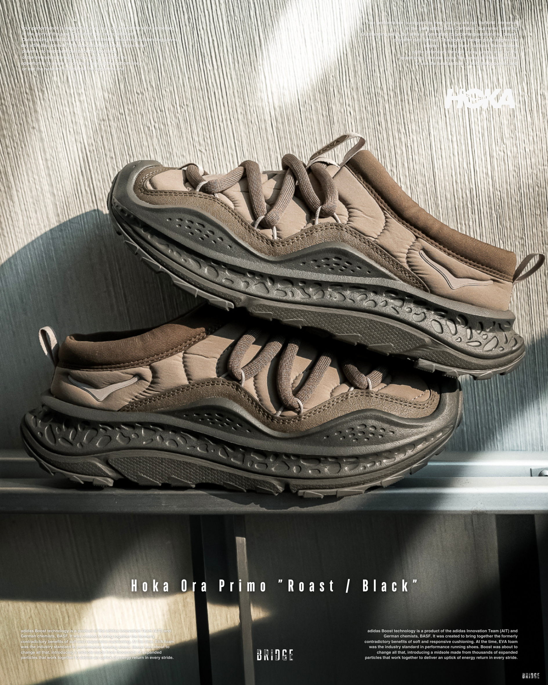 『擁有最頂腳感 就這次了🔥』Hoka Ora Primo ”Roast / Black”