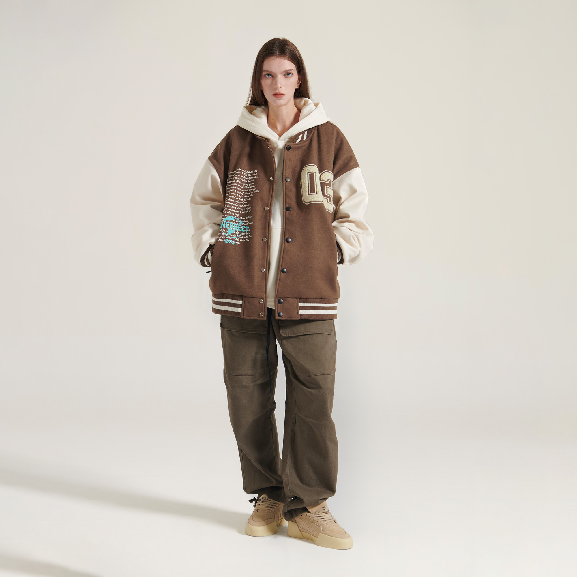 預購4/25抵台 INNERSECT 三生萬物 缺失地球系列 重磅 刺繡 棒球外套 男女【INN24FWTJK147】