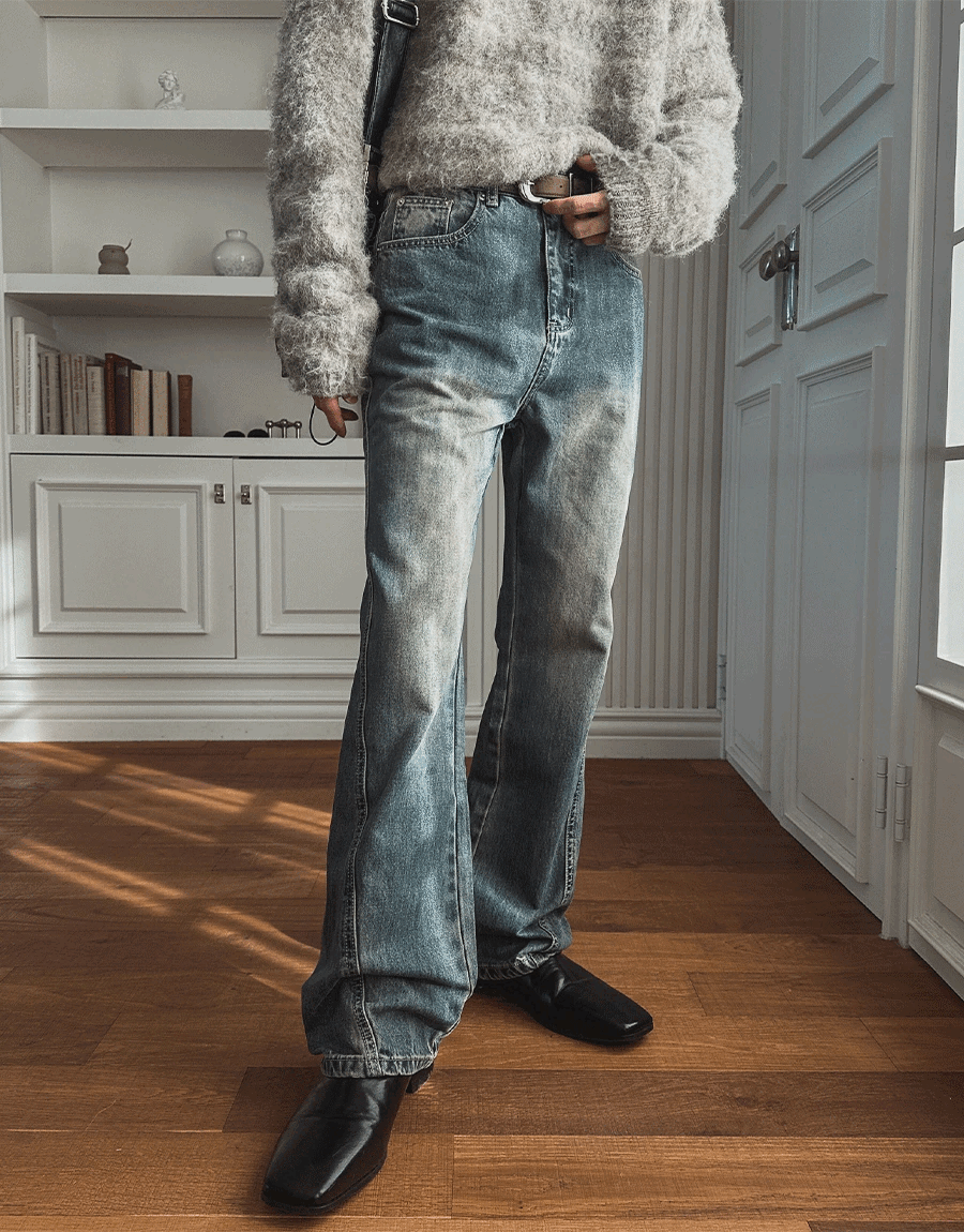 古著喇叭褲牛仔褲 靴型褲