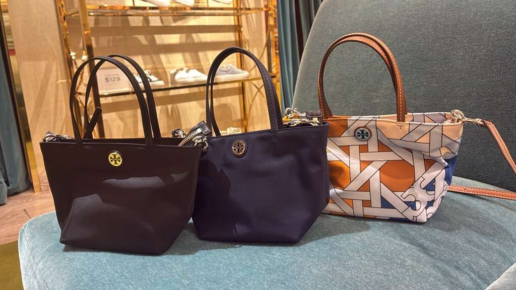 VS008 Tory Burch 十字細LOGO兩用包 25x15cm