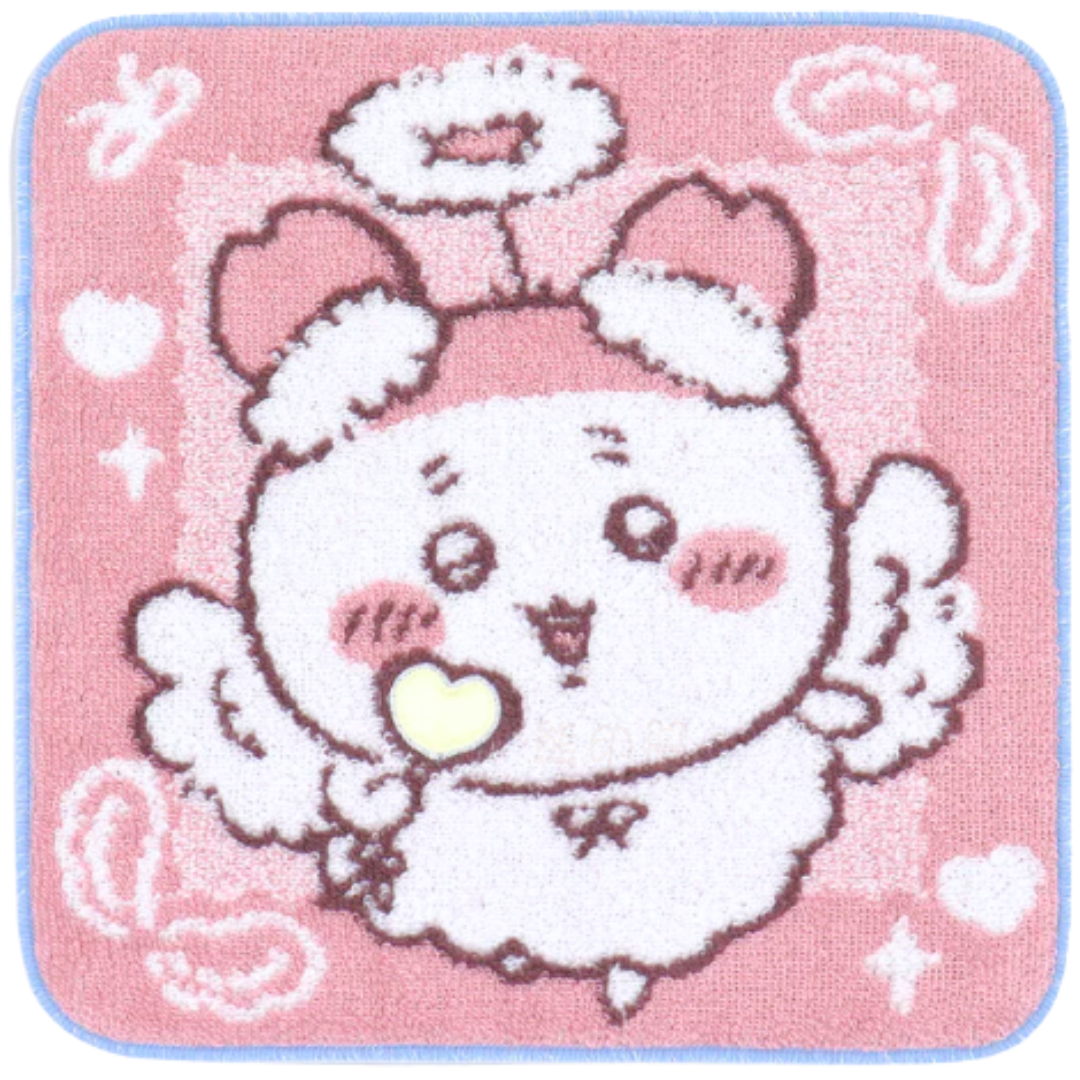 Chiikawa天使惡魔系列 天使古本屋小螃蟹面巾毛巾100％綿