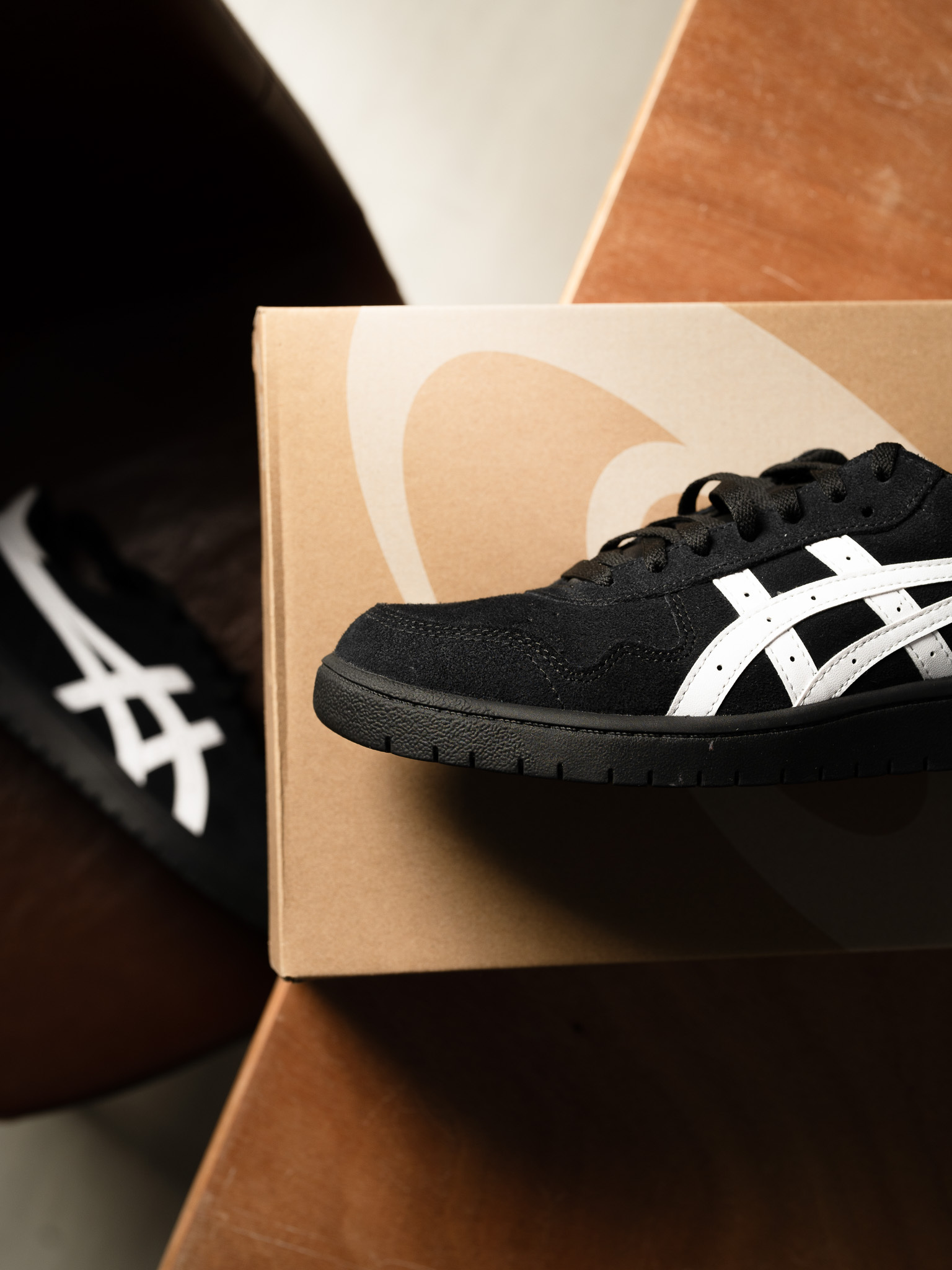 Asics Skateboarding Japan Pro 黑白復古板鞋