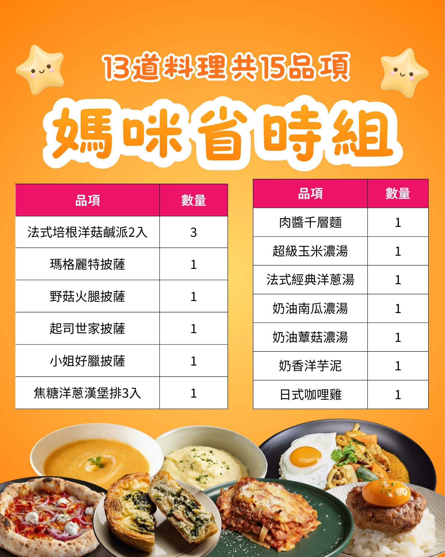 B_【媽咪省時組】全能家事包｜共 15 品項