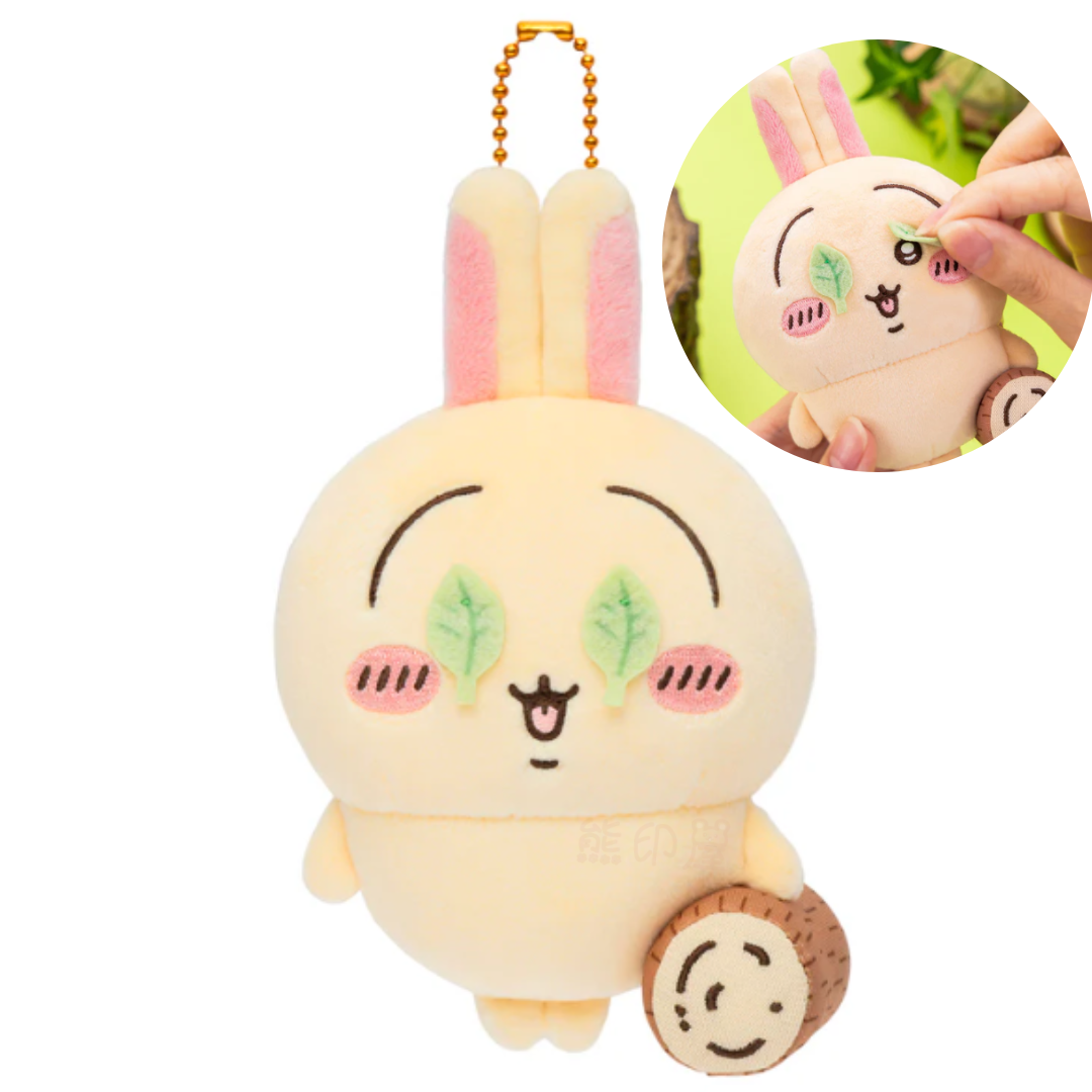 Chiikawa 這是在打西瓜嗎?系列 兔兔款毛公仔掛飾吊飾