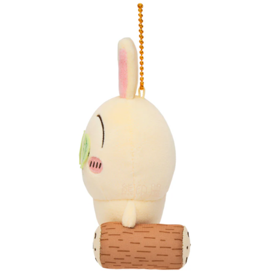 Chiikawa 這是在打西瓜嗎?系列 兔兔款毛公仔掛飾吊飾