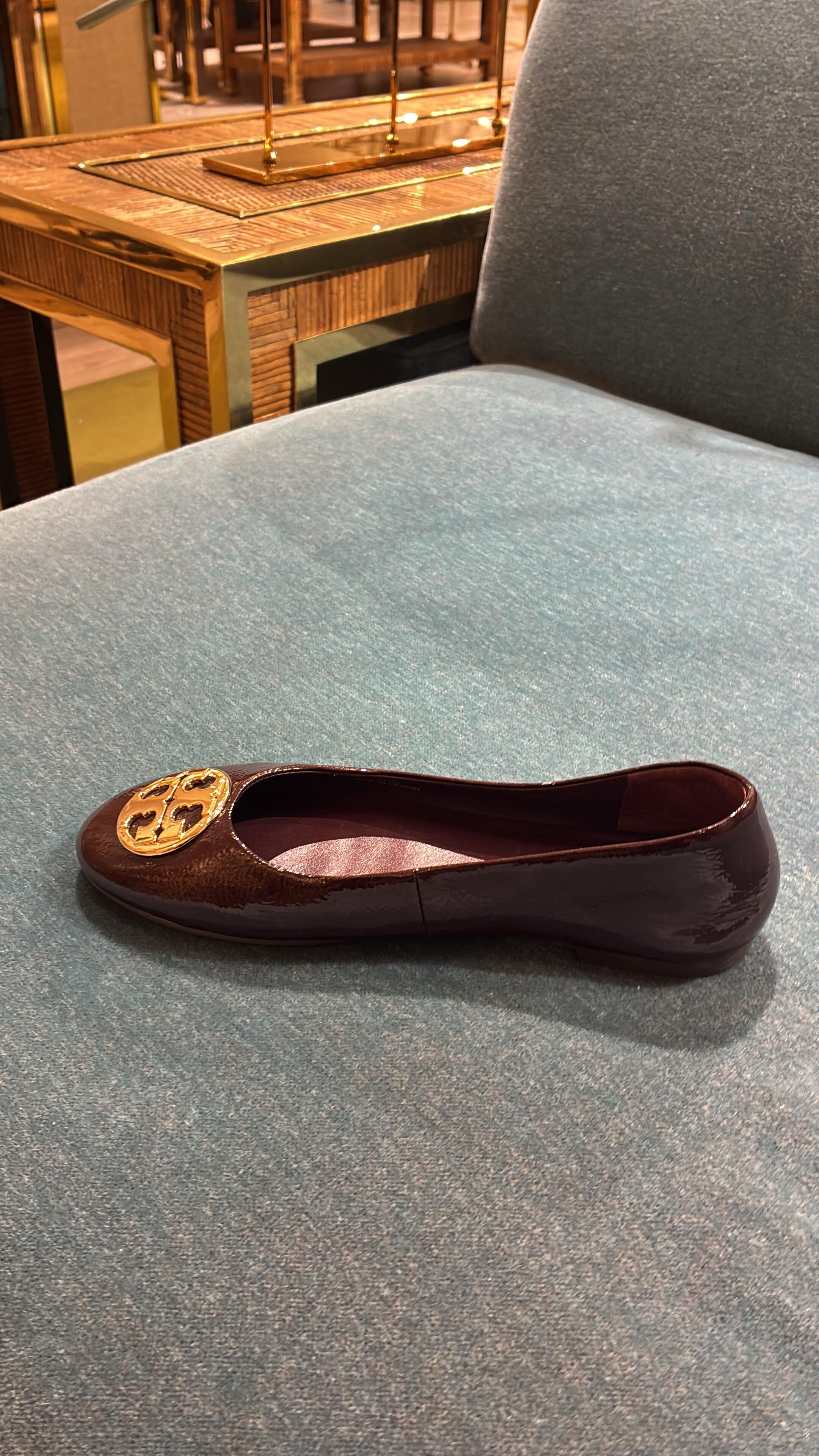 VS026 Tory Burch Chelsea 漆皮芭蕾舞平底鞋