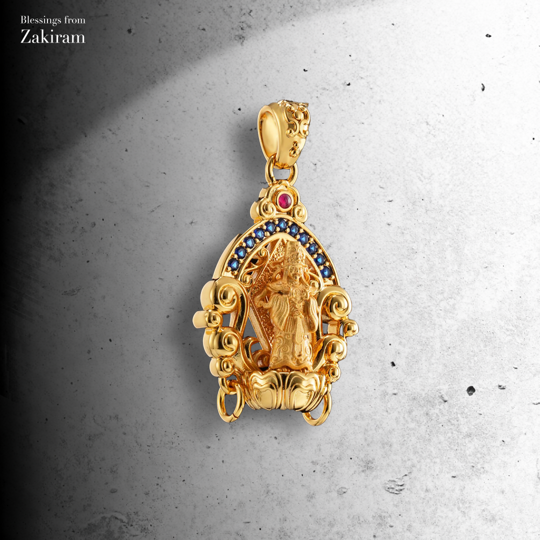 靈赫宮 扎基拉姆 金尊蓮花吊墜