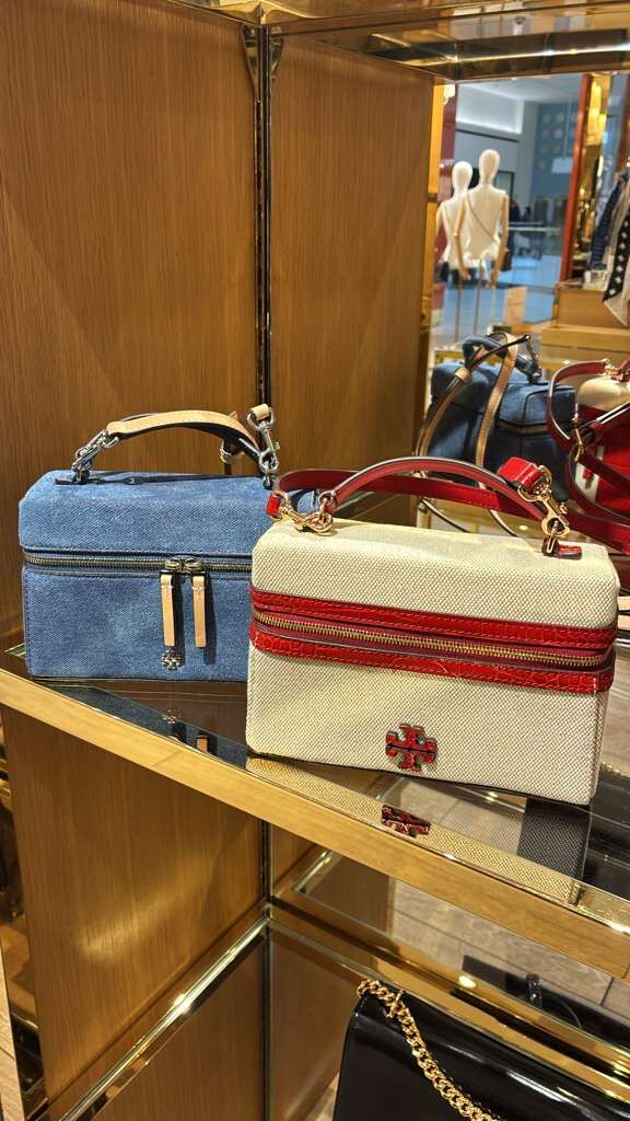 VS056 Tory Burch 十字LOGO盒仔袋 17x12cm