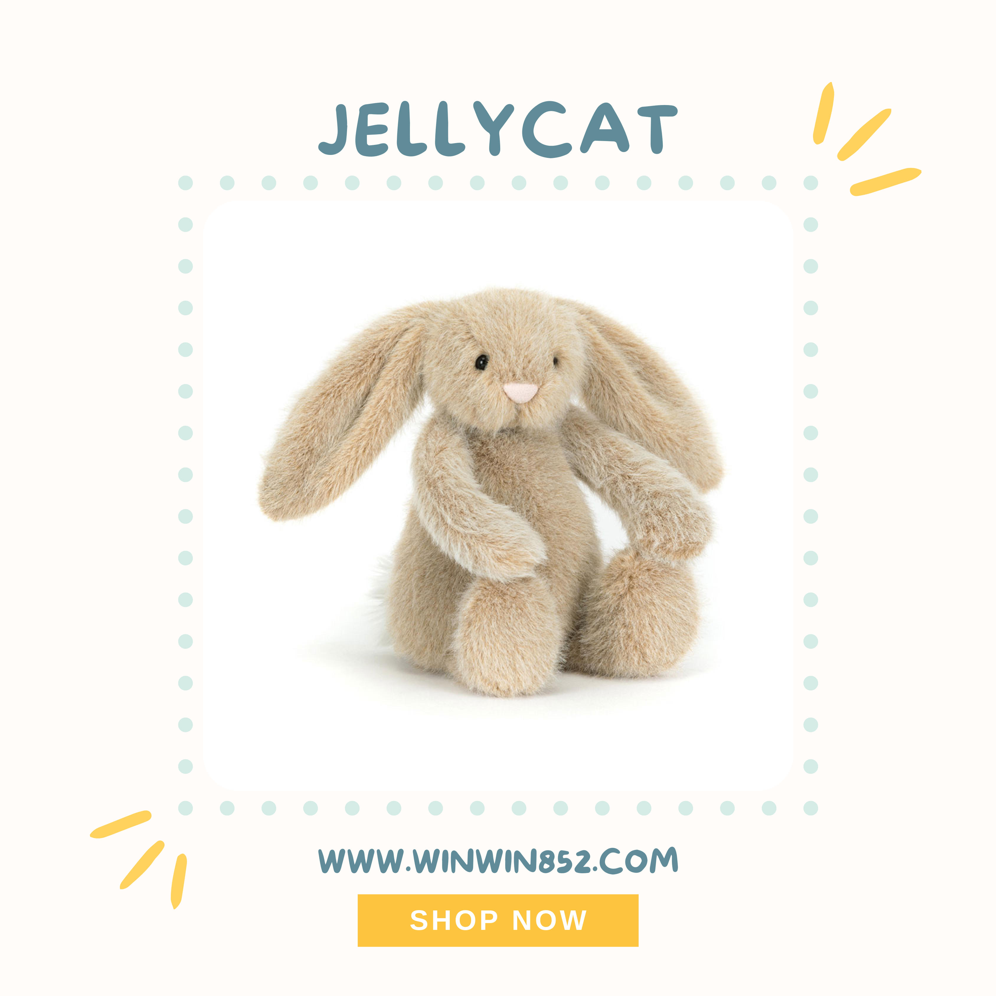 Jellycat Oat Flufflet Bunny