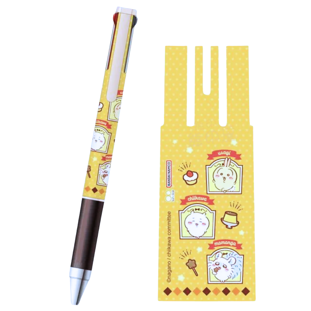 日本 Chiikawa 3色原子筆(黑,紅,藍色) 日本製 (黃)