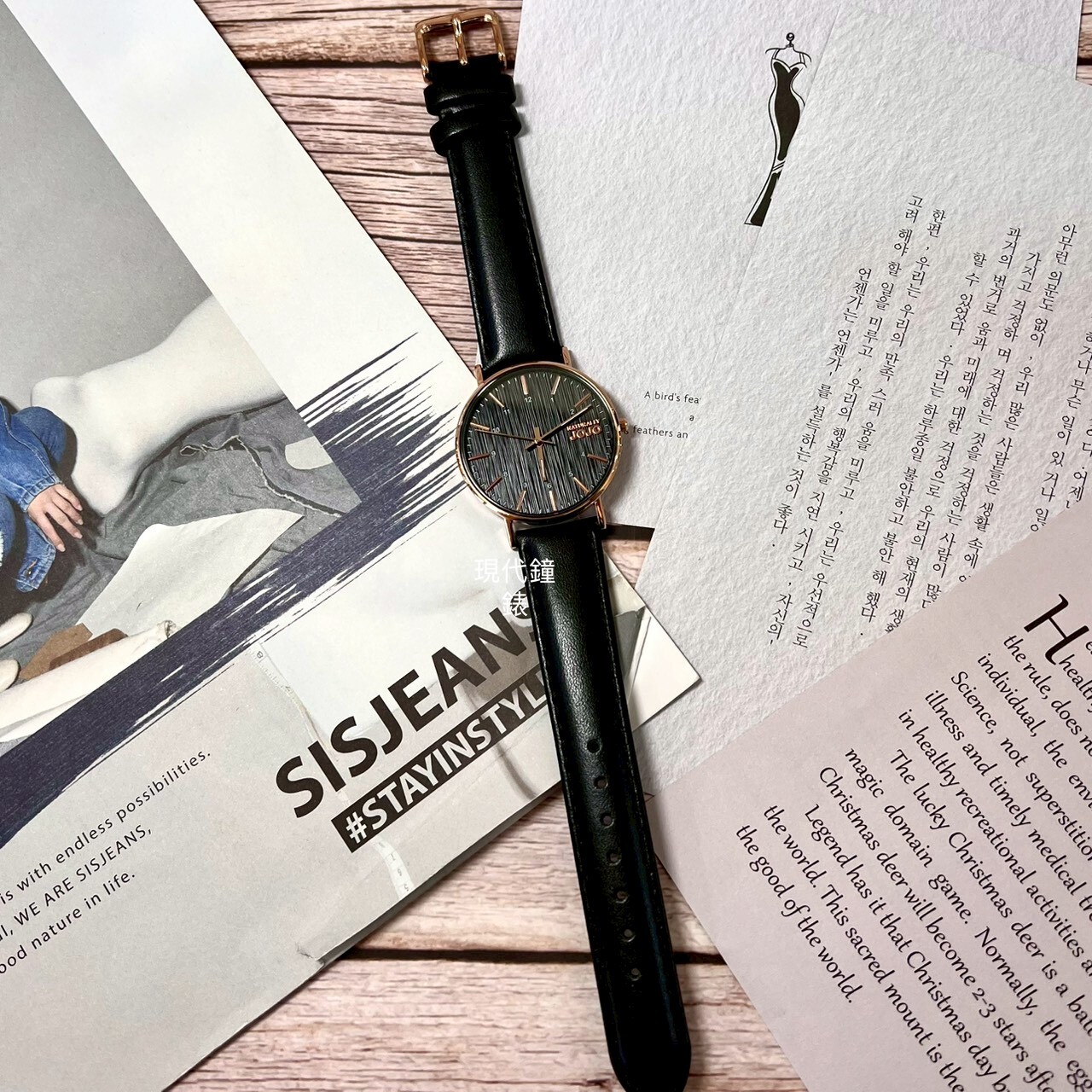 【NATURALLY JOJO】簡約文青系列(黑)JO96997-88R 36mm 現代鐘錶