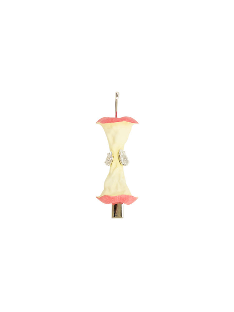 Apple Core Hair Pin - Red