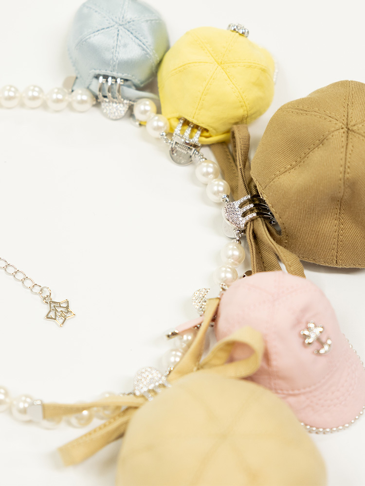 Small Hats Beaded Necklace