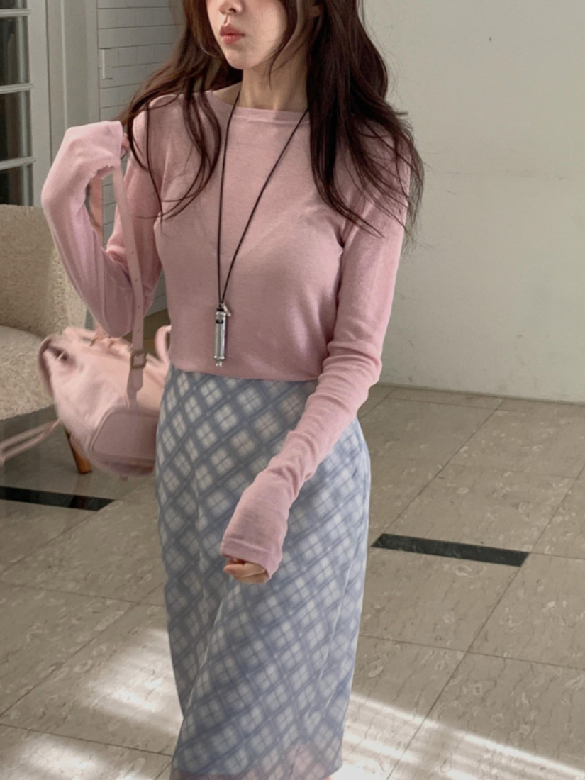 Bunny 天絲羊毛柔膚上衣  [ 7色 / Free ]