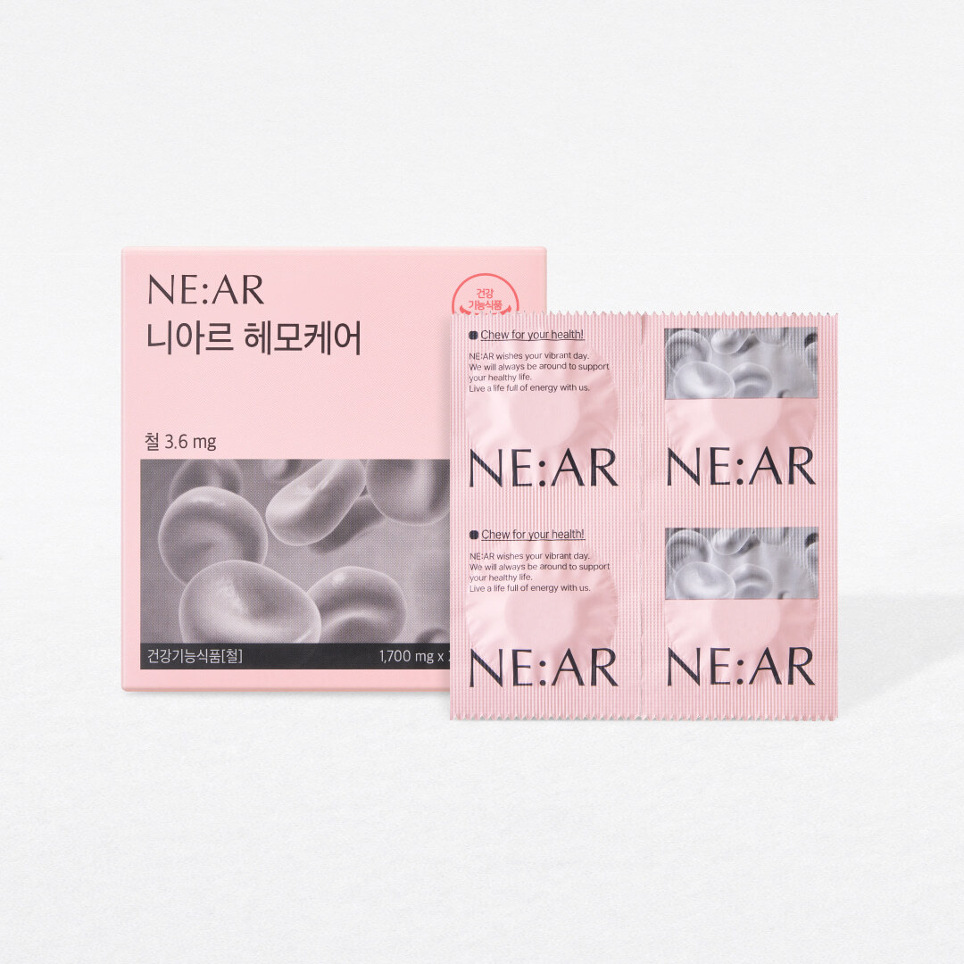 [鐵質 🆙] NE:AR Hemo Care 葡萄味鐵質補充錠 [28錠/盒]