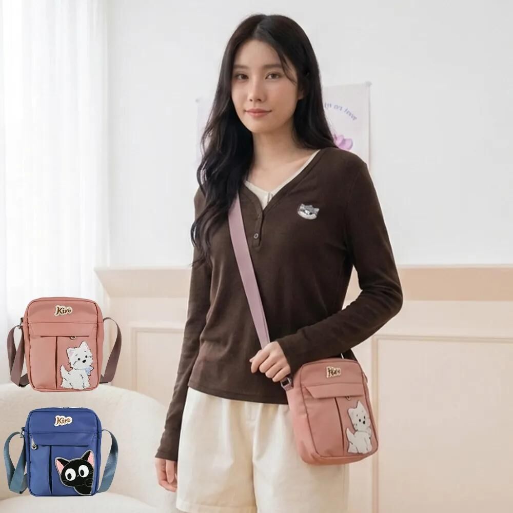 吐司多層斜背包【現貨成品】