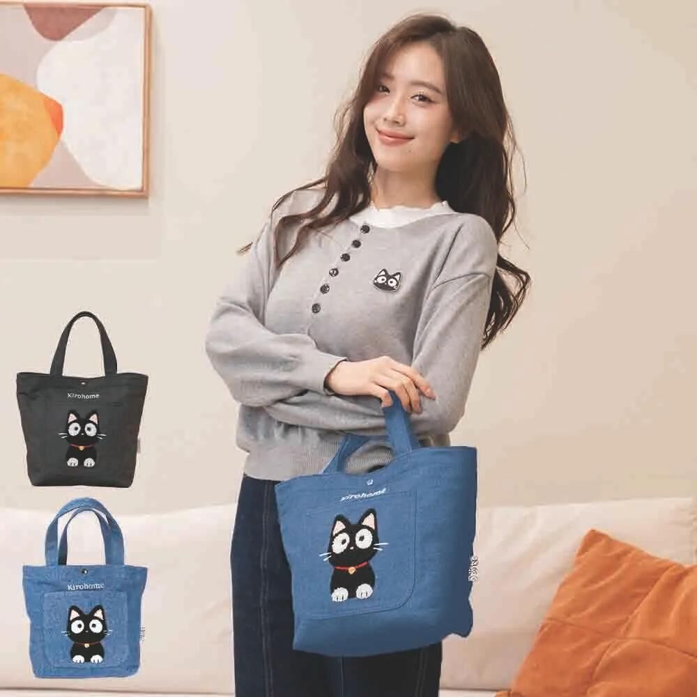 丹寧牛仔手提包【現貨成品】