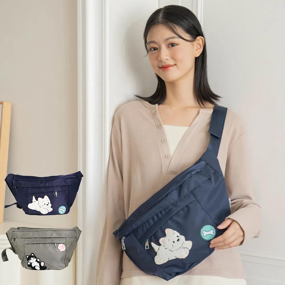 防盜單肩後背包 腰包【現貨成品】