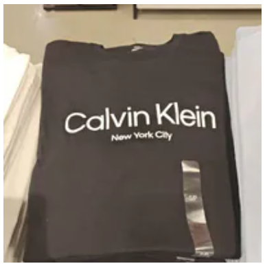 [S] CALVIN KLEIN BLACK MENS SHORTSLEEVED TSHIRT, 40QM908-002 (SCK847)