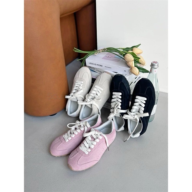 復古感麂皮運動鞋 [ 3色 / 230-250 ]