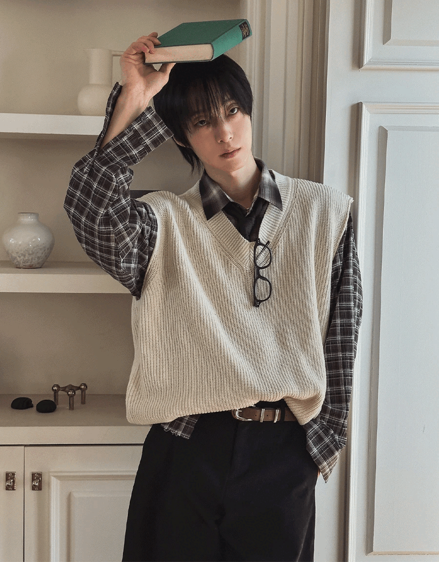 Margaret 羊毛針織背心