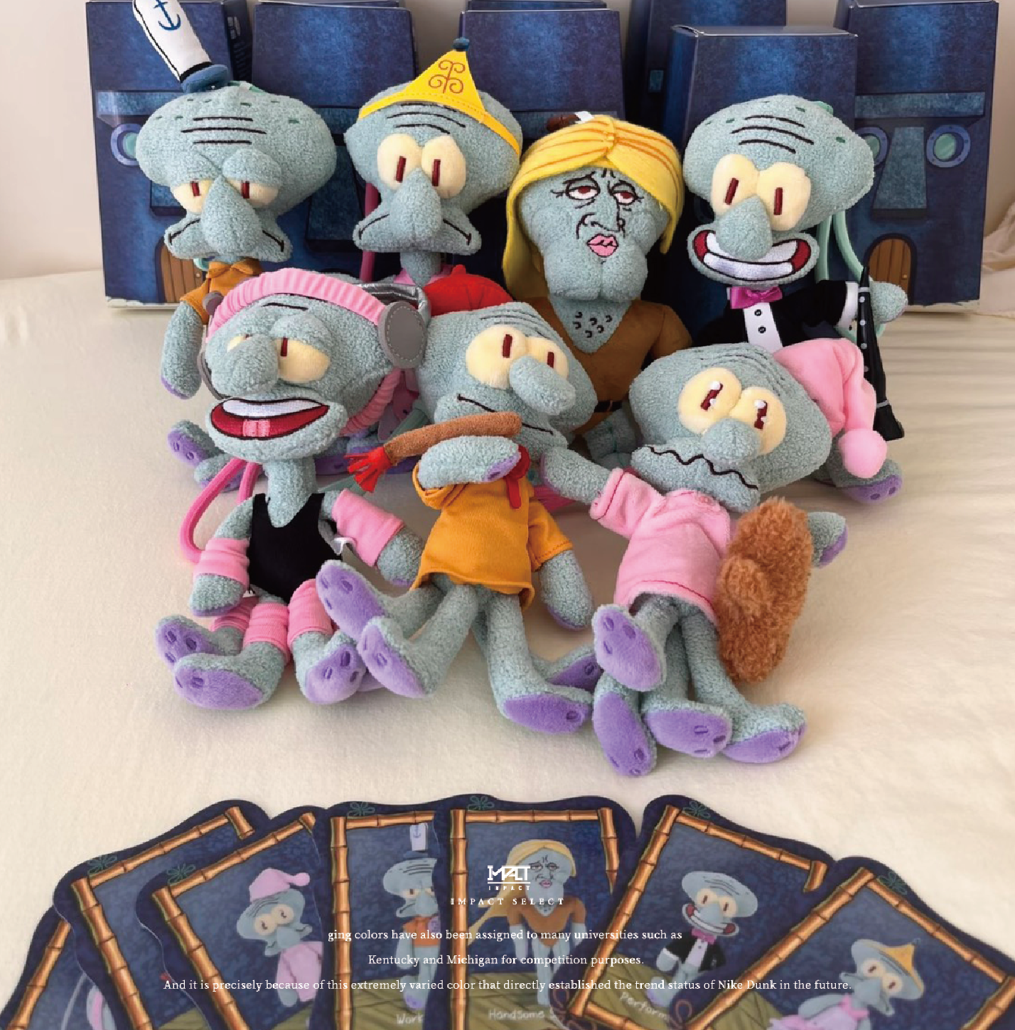 海綿寶寶 章魚哥的一天 章魚哥個人盲盒 女僕章魚哥玩偶