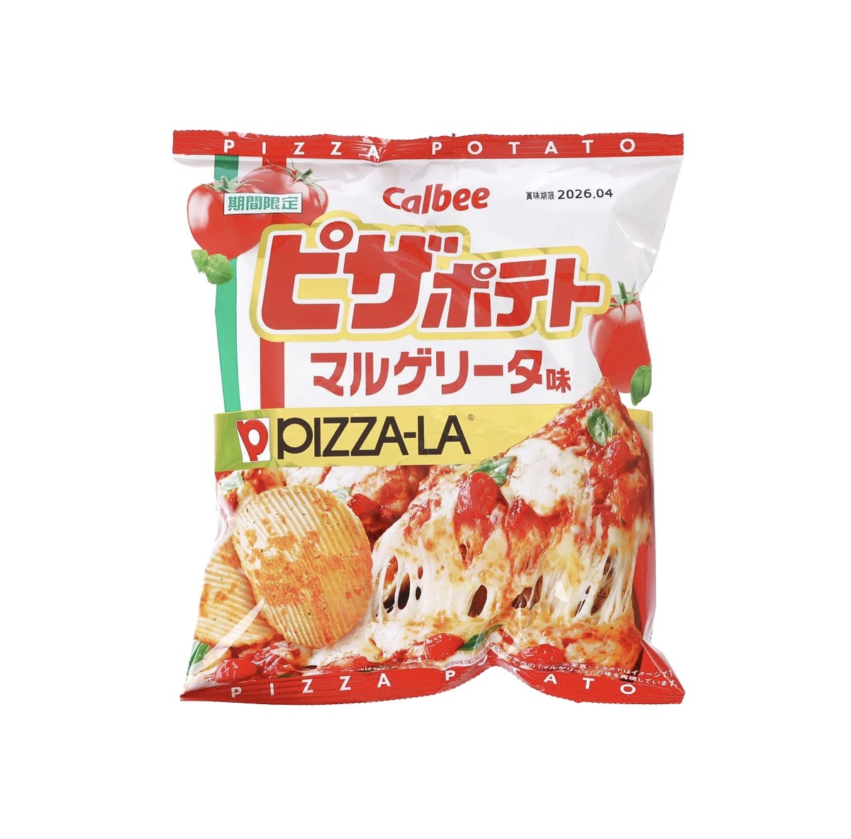 【期間限定】JP Calbee 瑪格麗特Pizza風味薯片 55g 2050