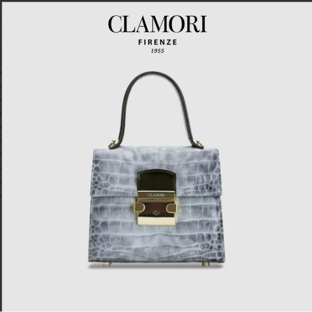 CLL15 Candy logo 水泥灰 鳄鱼纹 小方包 s 微瑕不退不換 -M