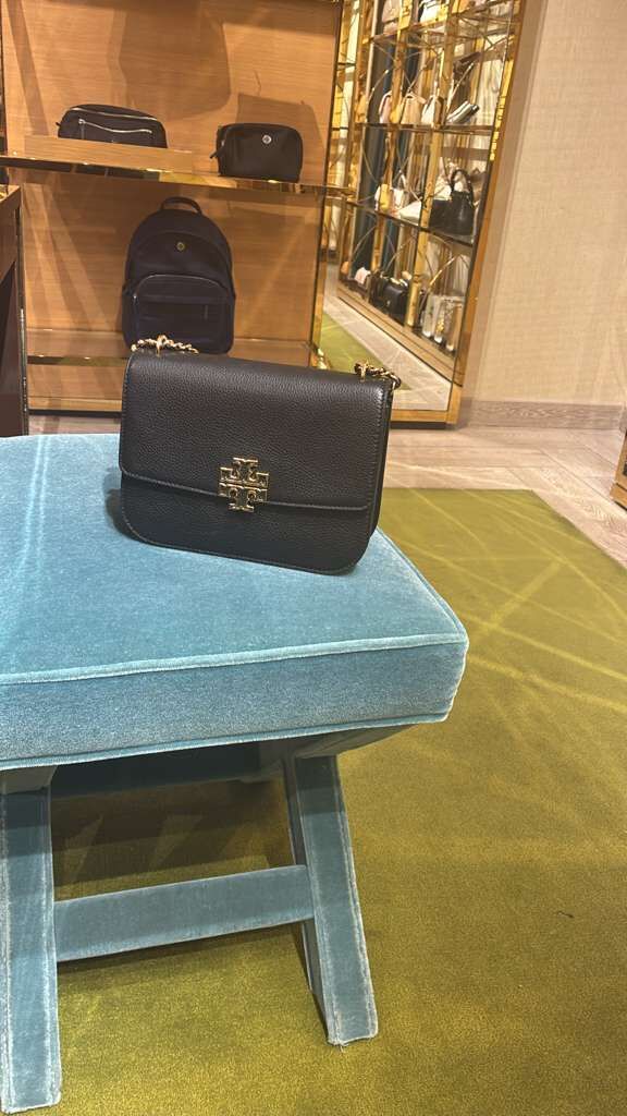 VS068 Tory Burch 雙T金色LOGO前翻蓋CROSSBODY 22x17CM