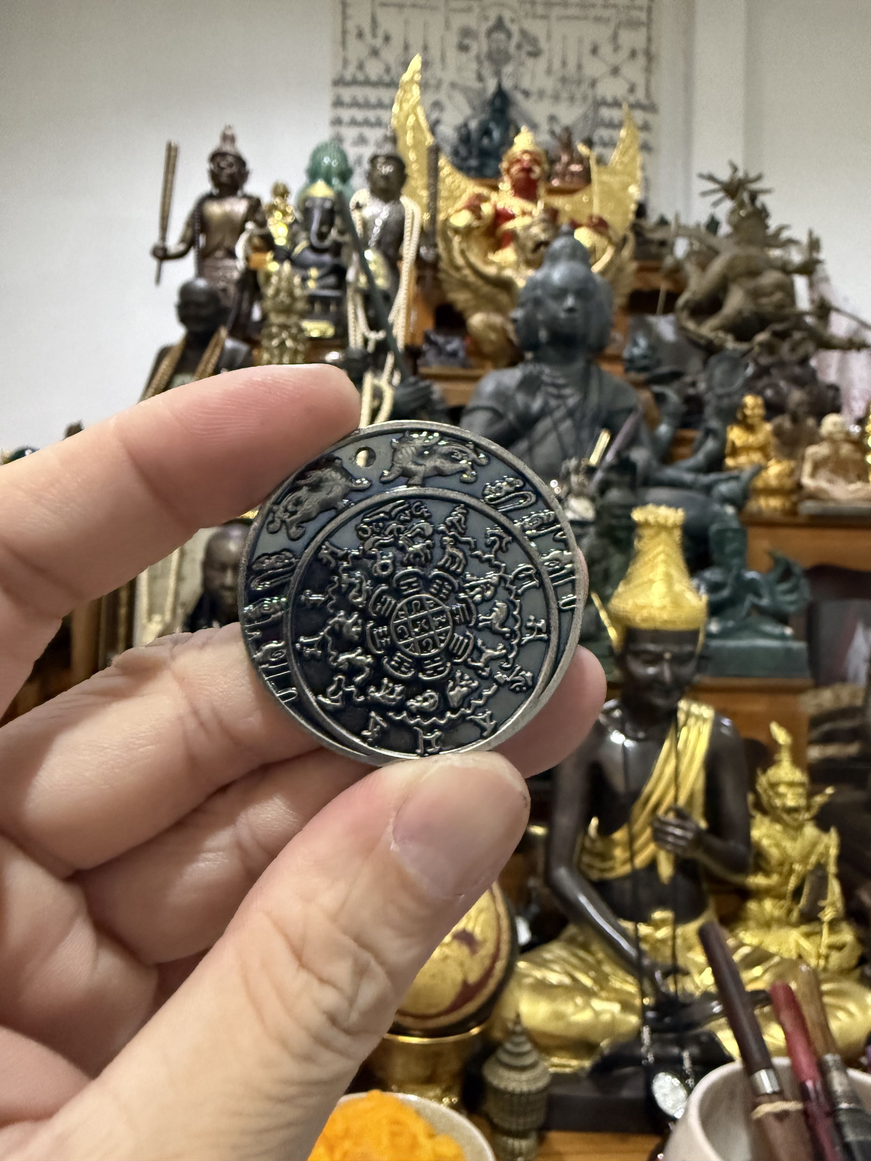 阿贊坤 驅邪錢幣（KE94）