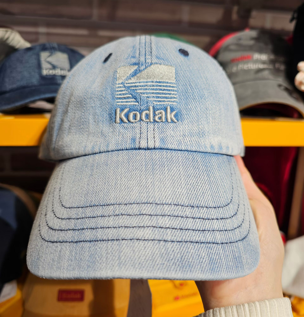 【春季新品限時開團🔥 3/2 晚上12:00準時收單～】Kodak 柯達 丹寧 牛仔老帽 K6143LCP23