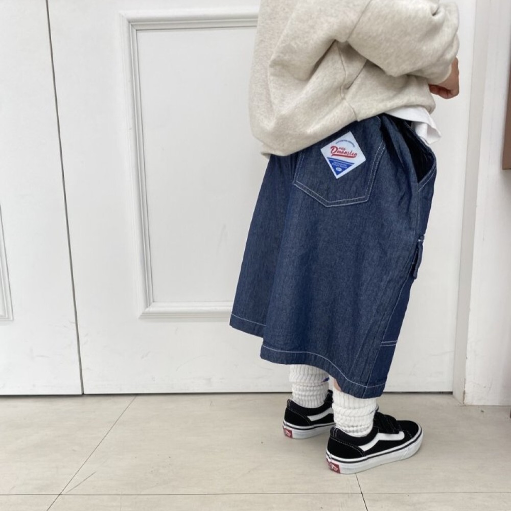 90-140 DM 工裝口袋牛仔短褲